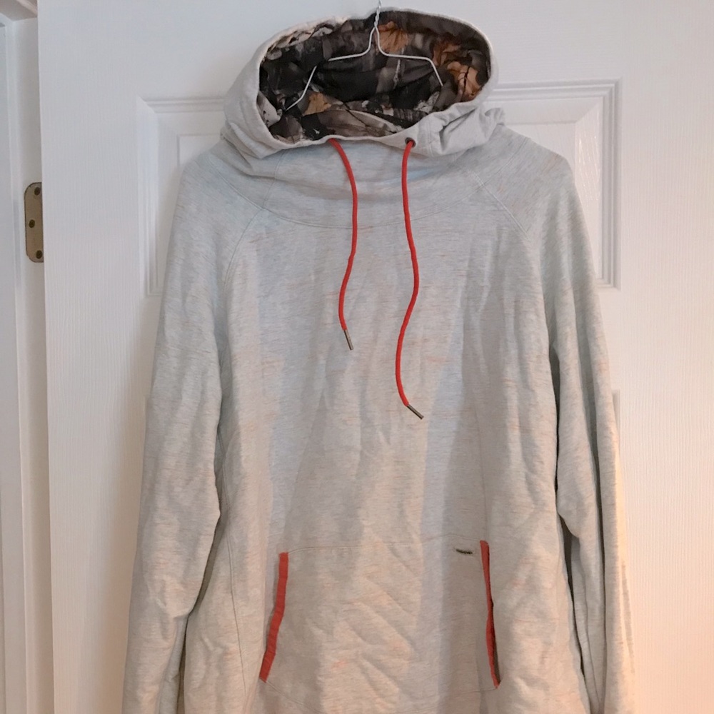 Camo hooded sweatshirt